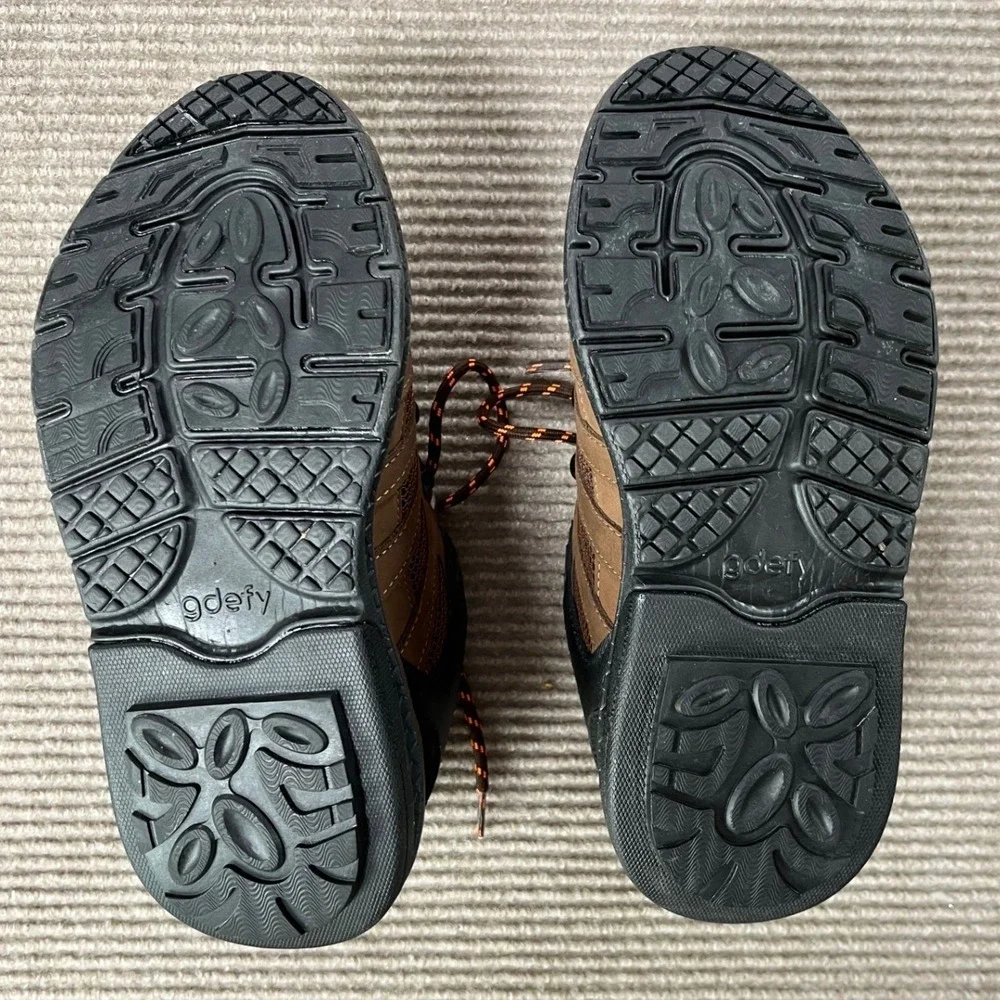 Gravity Defyer G-Defy Ion Mens 9 Brown‎ Waterproof Hiking Shoes NWOT